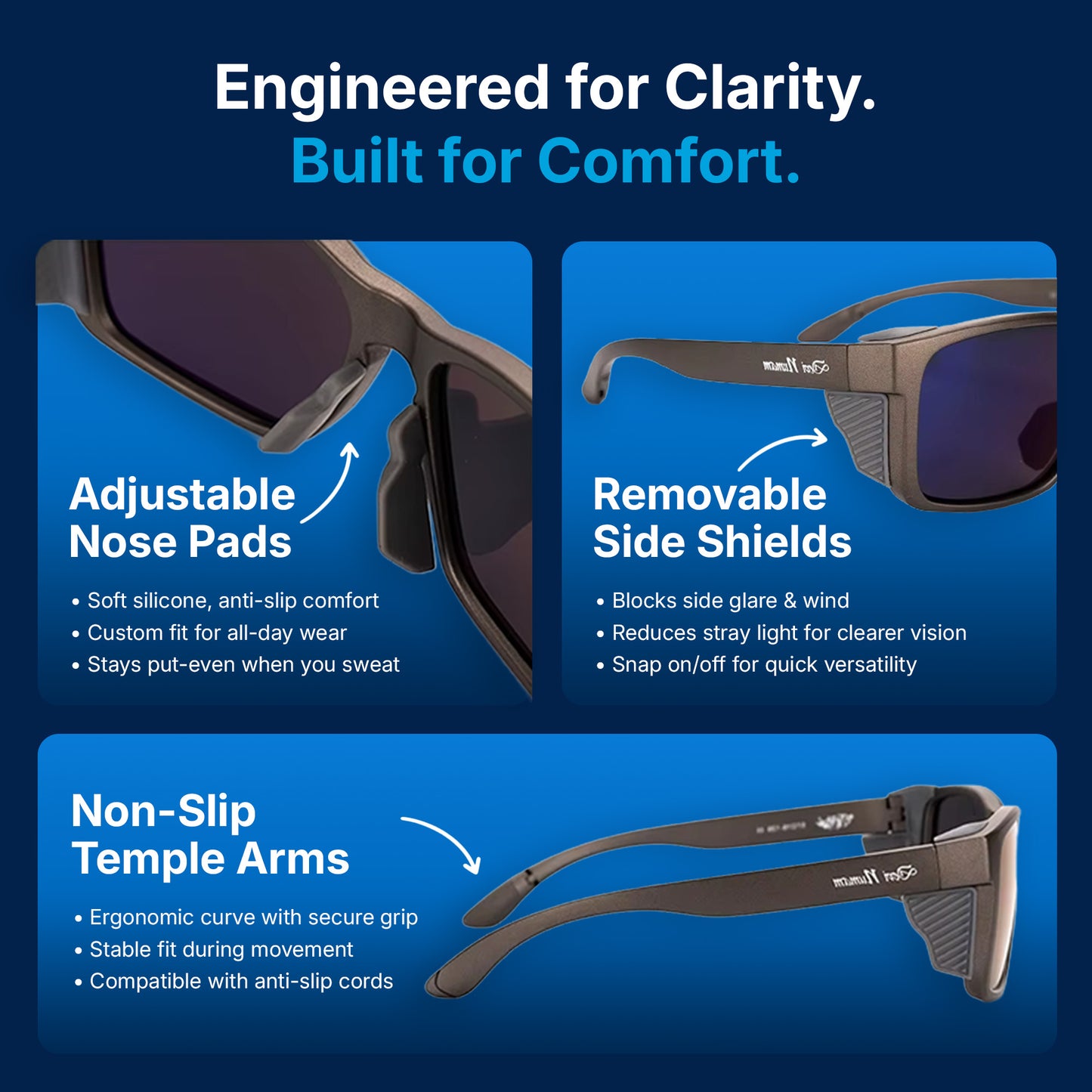 Clarwave™ HLT Pro — Polarized Fishing Sunglasses