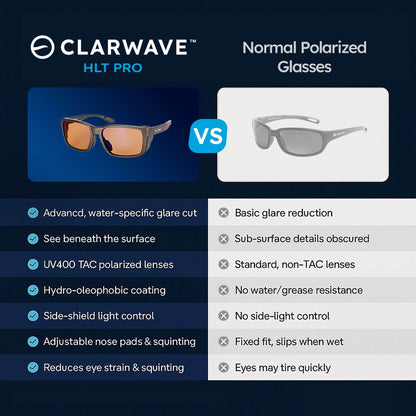 Clarwave™ HLT Pro — Polarized Fishing Sunglasses - Clarwave