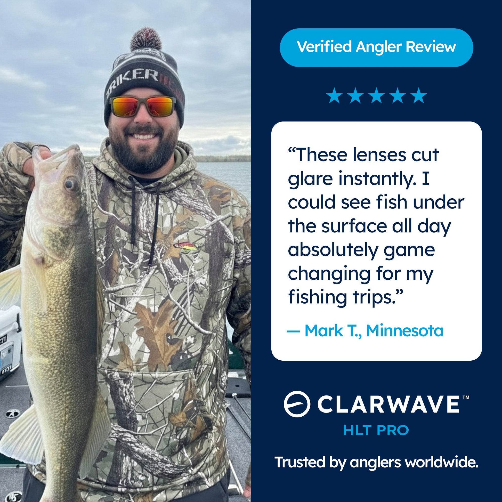 Clarwave™ HLT Pro — Polarized Fishing Sunglasses - Clarwave