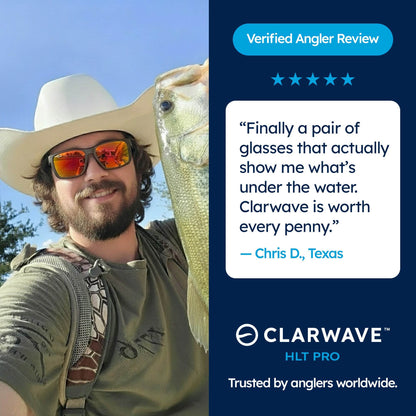 Clarwave™ HLT Pro — Polarized Fishing Sunglasses - Clarwave