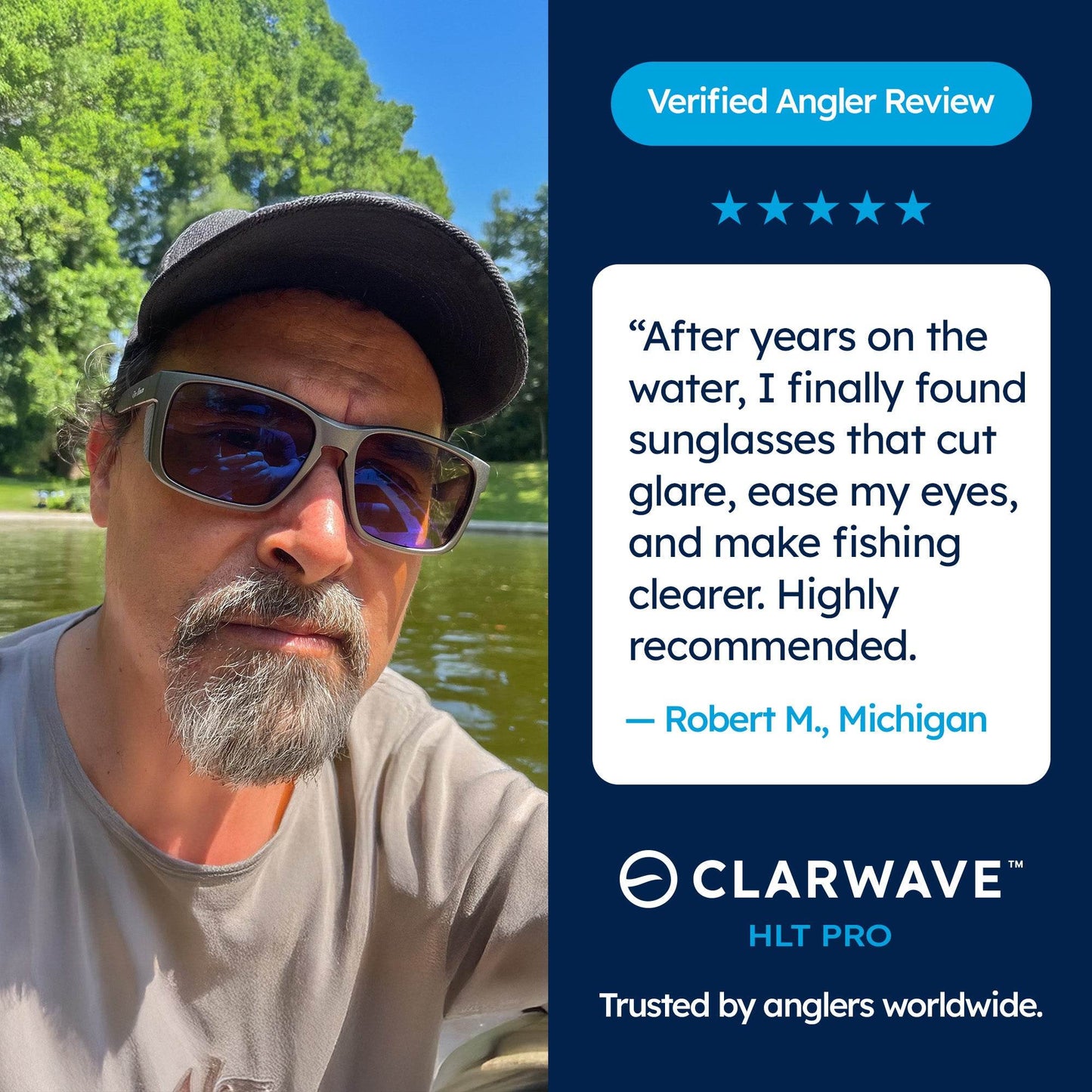 Clarwave™ HLT Pro — Polarized Fishing Sunglasses - Clarwave