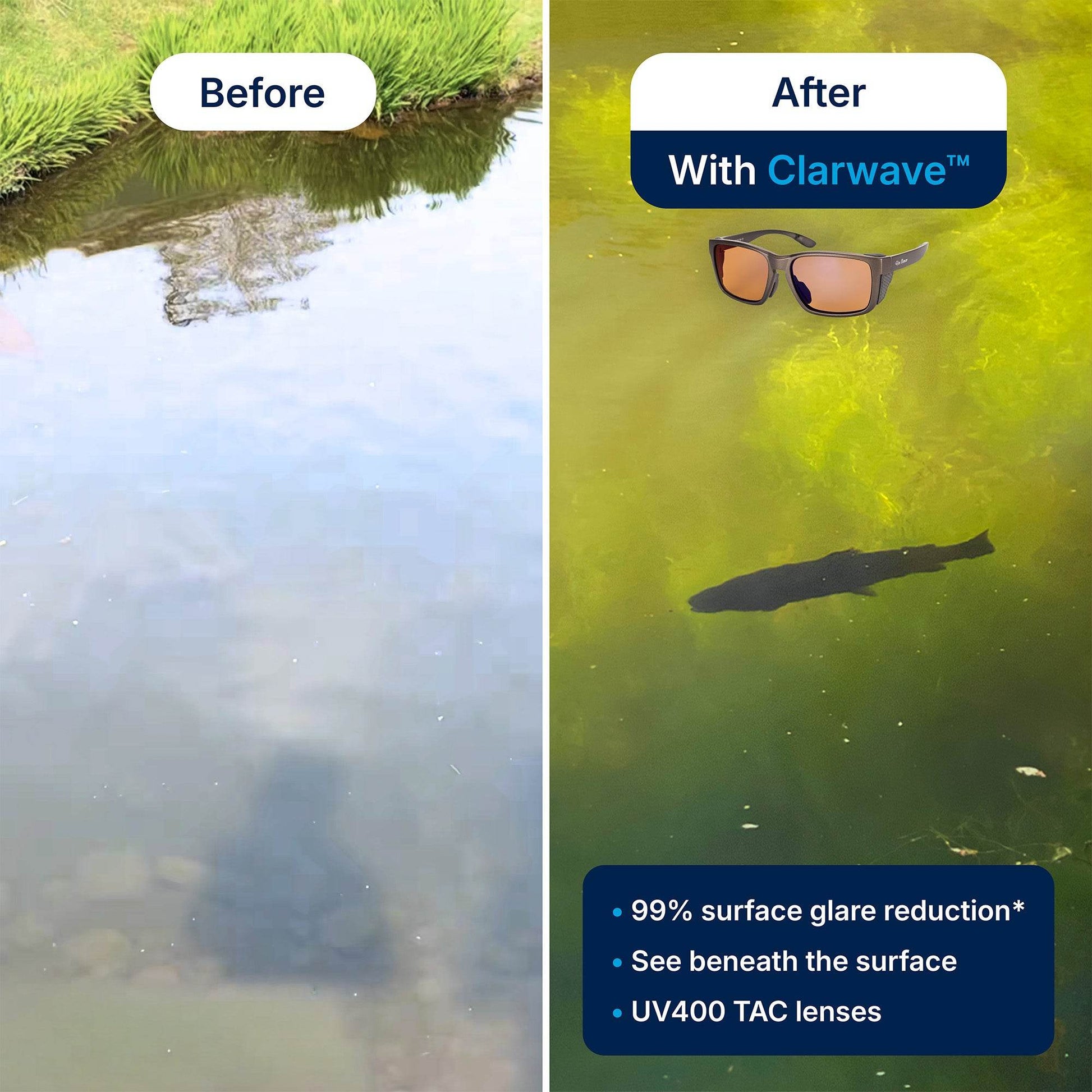 Clarwave™ HLT Pro — Polarized Fishing Sunglasses - Clarwave